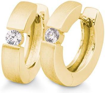 Breuning Creolen - BRILL. 0,18 Ct. H/si (750/18 K Gold)