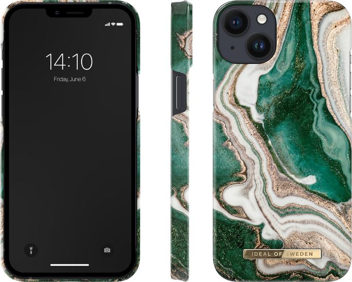 Produktbild iDeal Of Sweden Designer-Cover Golden Jade Marble (Apple iPhone 14 Plus)