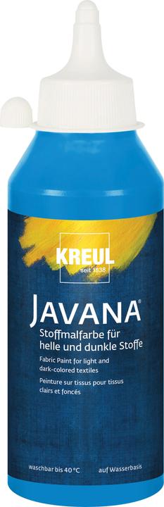 Actual product image Kreul Javana fabric paint for light and dark fabrics, 250 ml (Blue, 250 ml)