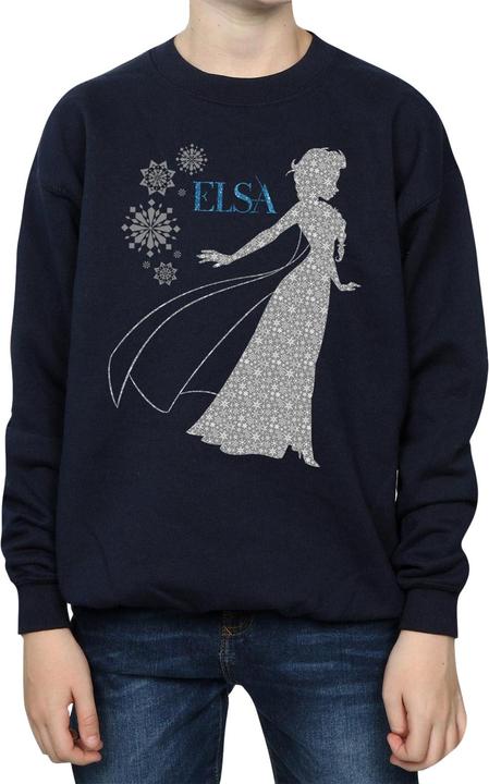 Produktbild Disney Frozen Elsa Christmas Silhouette Sweatshirt Jungen (140, 146)