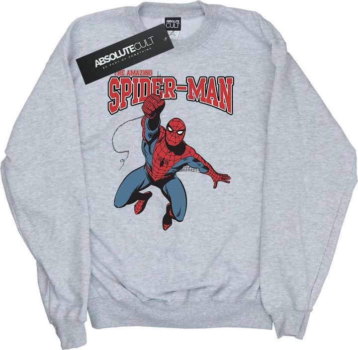 Actual product image Girls Spider-Man Leap Sweatshirt (128)