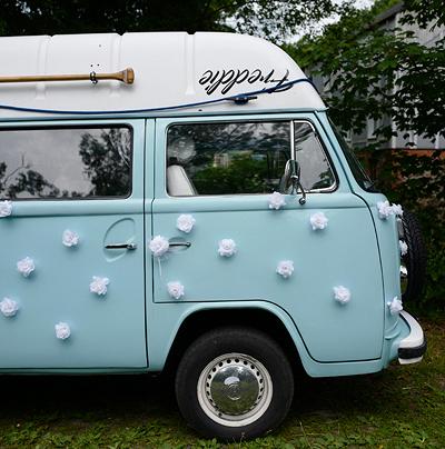 Produktbild Partydeco Partyaccessoire Autodekoration Rose Selbstklebend Weiss
