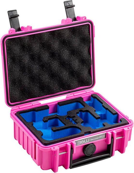 Actual product image B&W International B&W DJI Osmo Pocket 3 Case Type 500 Pink (DJI Osmo Pocket 3)