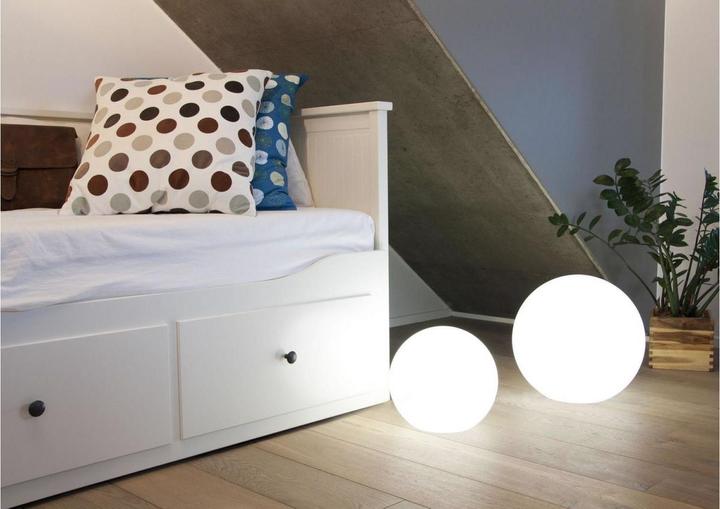 Actual product image 8 seasons design Decoration lamp SOLAR Shining Globe 40 cm, White (410 lm, IP44)