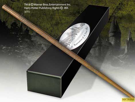 Actual product image Noble Collection Harry Potter Zauberstab James Potter (Charakter-Edition)