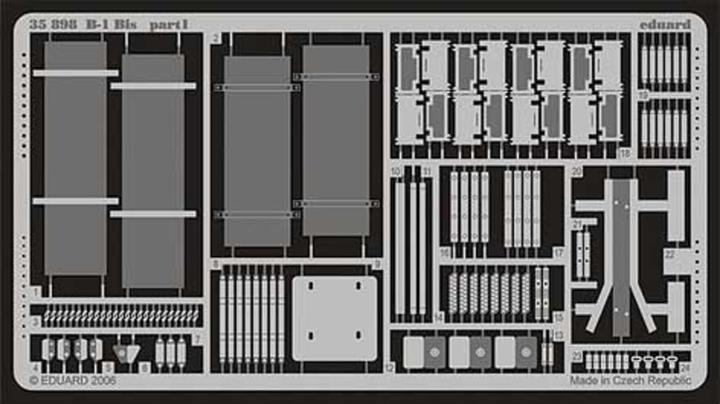Immagine prodotto Eduard B-1 Bis Per kit Tamiya.