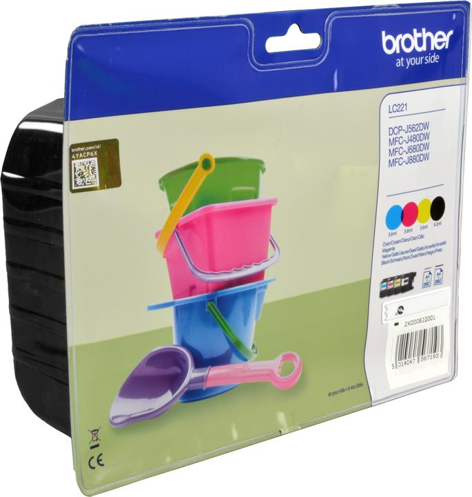 Brother LC-221 Valuepack (M, FC, C, Y)