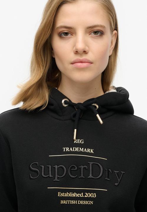 Actual product image Superdry 's hooded sweatshirt luxe metallic logo (XS)