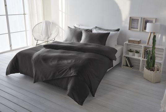 Immagine prodotto Living Home Uni raso (Set di biancheria da letto, 160 x 210 cm, 50 x 70 cm)