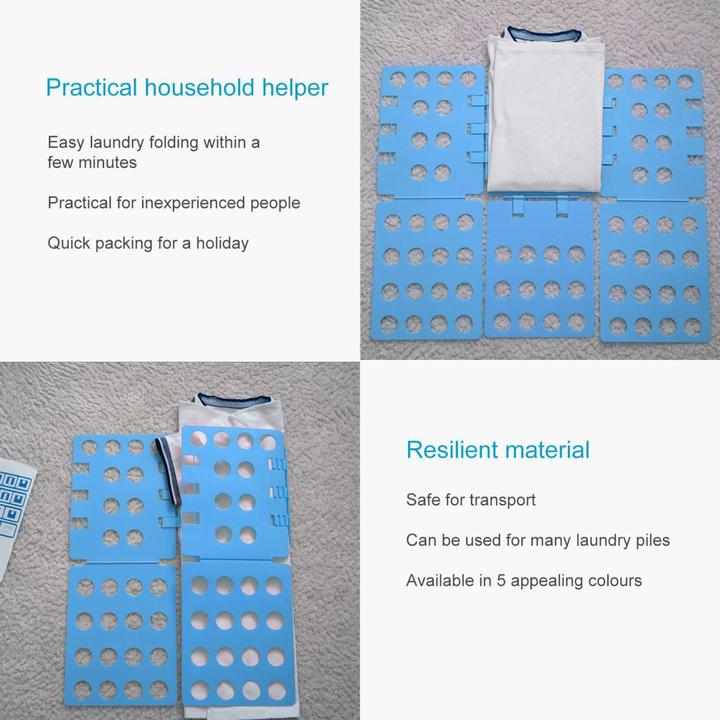 Image du produit Intirilife Planche de pliage du linge Aide au pliage des vêtements