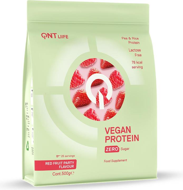 Image du produit QNT Vegan Protein Zero Sugar (Fruits rouges, 1 pcs, 500 g)