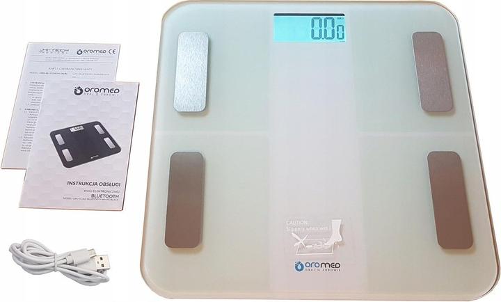 Produktbild Oromed ORO-SCALE BLUETOOTH Rechteck Elektronische Personenwaage (180 kg)