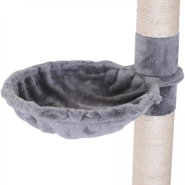 Produktbild PawHut Kratzbaum höhenverstellbar (260 cm, Grau)