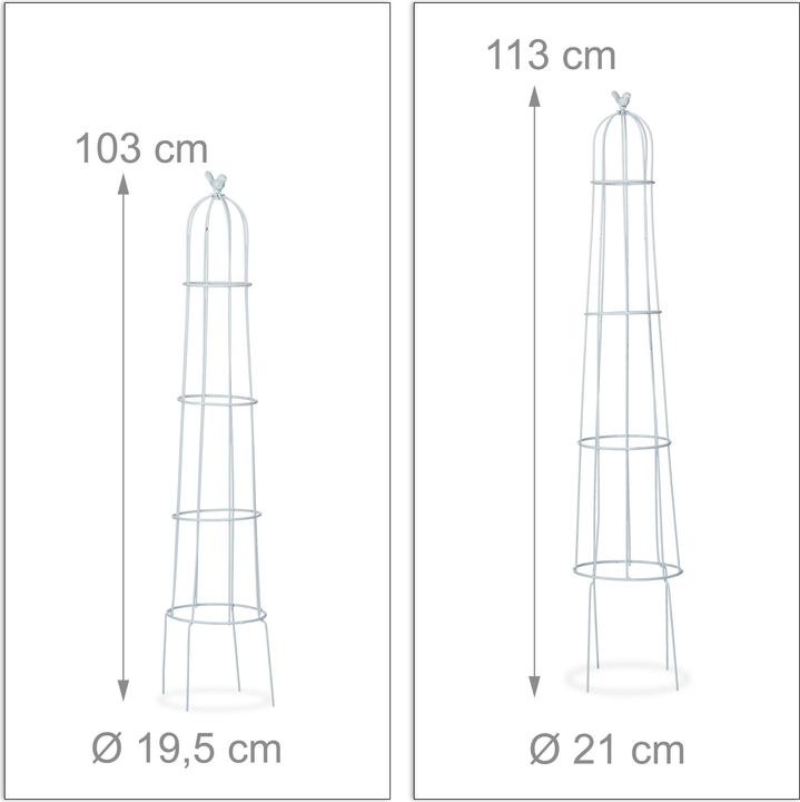 Produktbild Relaxdays Rankhilfe (21 cm, 21 cm)
