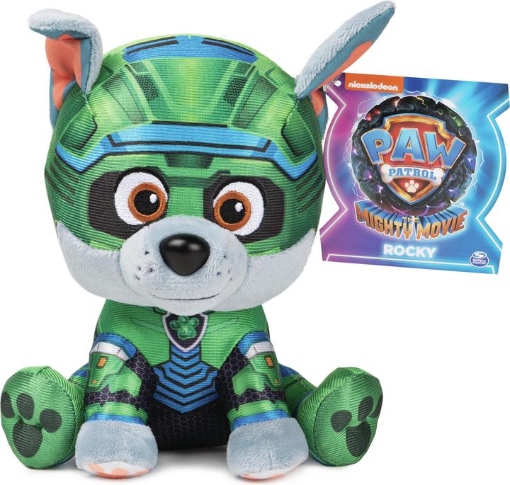 Actual product image Spin Master GND GLC 6in Paw Patrol Movie 2 Rocky GML (15 cm)
