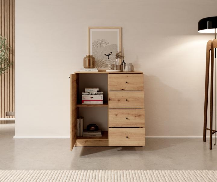 Image du produit ADRK Furniture Commode Evi (80 x 40 x 87 cm)