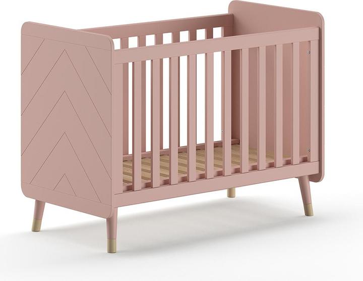 Image du produit Jaxx Billy Lit Bebe 60X120Cm Terra Pink (60 x 120 cm)