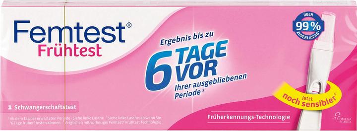 Omega Pharma Femtest Early Test Pregnancy Test, 1 pc. test (1 x)