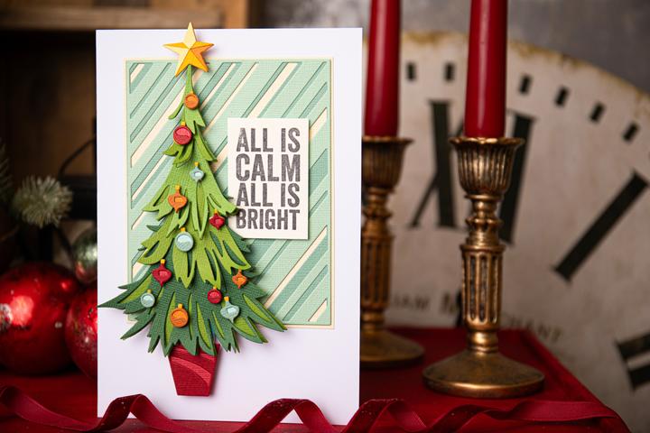 Image du produit Sizzix Thinlits pochoir de perforation "Trim a Tree Colorize by Tim Holtz".