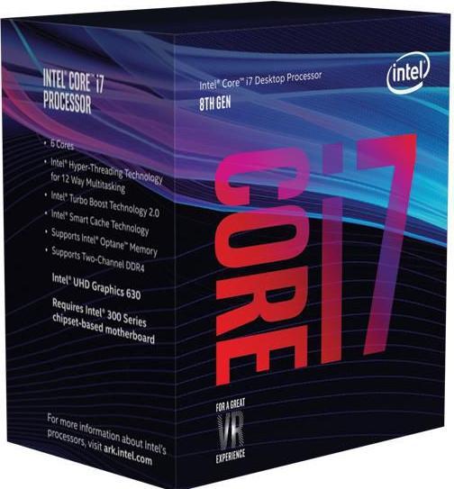 Actual product image Intel Core i7-9700T processor Smart Cache (LGA 1151, 2.40 GHz, 6 -Core)