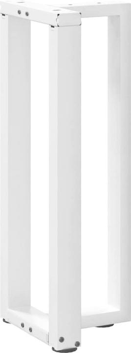 Immagine prodotto VidaXL Gambe per tavolino a T 2 pezzi Bianco 70x25x(42-43) cm Gamba del tavolo in acciaio