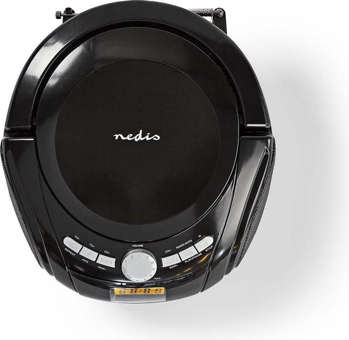 Actual product image Nedis CD Player Boombox Battery Powered/Mains Powered Stereo 9 W Bluetooth® FM USB Playga (FM, Bluetooth)