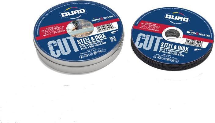 Actual product image Duro PF125-22-ADMI-1,0-10P Profi-Trennscheiben 125mmx1,0x22,2 Zinn - 10 Stück