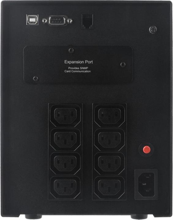 Actual product image Cyberpower PR1500ELCD Line-Interactive 1500VA/1350W Sinsuwelle AVR LCD Output(8) IEC RS232 USB HID EPO SNM... (1500 VA, 1350 W, Line-interactive UPS)