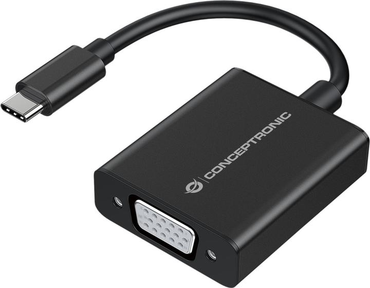Conceptronic Adapter VGA -> USB-C 1080P60Hz (USB Type-C, 10.80 cm)
