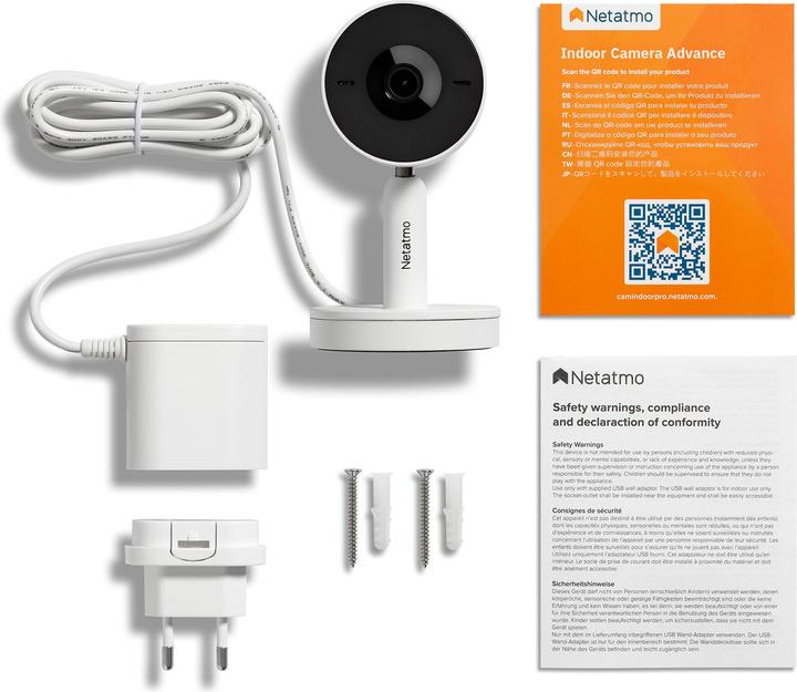 Image du produit Netatmo Smarte Innenkamera Advance (weiss) (2560 x 1440 Pixels)