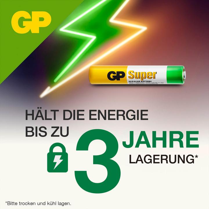 Immagine prodotto GP Batteries Super alcalina AAAA (2 pz., AAAA, 525 mAh)