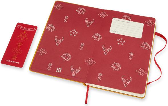 Produktbild Moleskine Notizbuch Jahr Des Ochsen A5 853773 blanko, gold, 240 Seiten (13 x 21 cm, Blanko, Harter Einband)