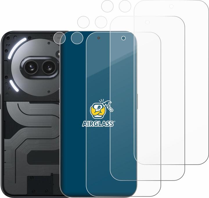 Produktbild BROTECT Schutzglas Schutzfolie Glas Folie Displayschutz klar (3 Stück, Nothing Phone (2a))