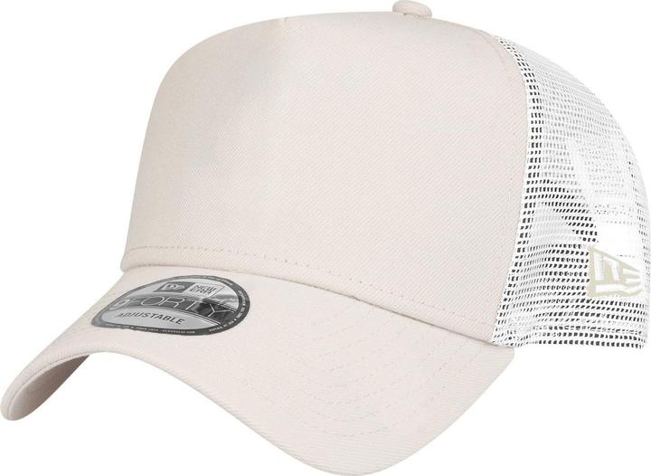 New Era A-Frame Mesh Trucker Cap - ESSENTIAL stone beige