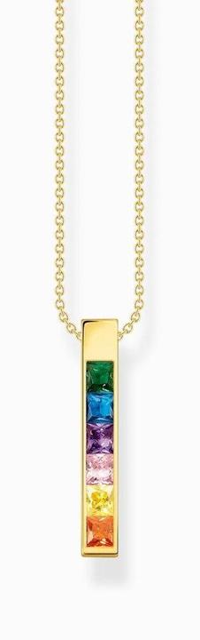 Immagine prodotto Thomas Sabo Collana Pietre Colorate Oro (Argento 925, 40 - 45 cm)