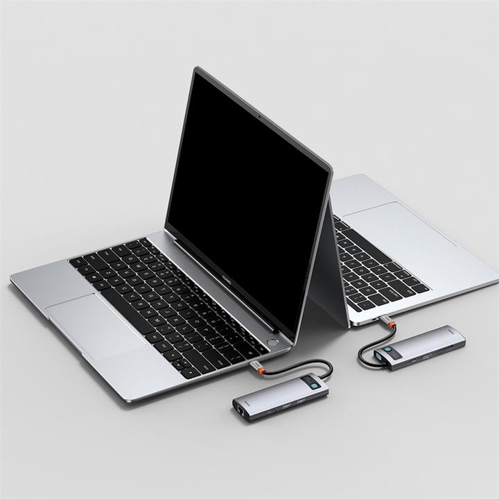 Image du produit Baseus Série Gelam en métal (USB-C, 8 Ports)