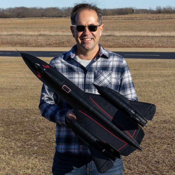Produktbild E-Flite SR-71 Blackbird Twin 40mm EDF BNF Basic mit AS3X und SAFE Select (Jet)