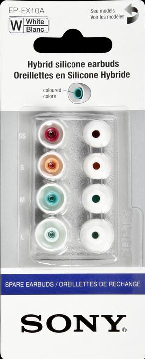 Produktbild Sony EP-EX 10 AW (MDR EX300, EX MDR-EX36, EX33, DR BT100, EX56, XB40, EX34, EX500, EX35, XB20, EX76, EX36)
