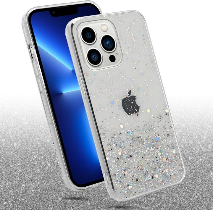 Actual product image Cadorabo TPU cover sparkling glitter (Apple iPhone 13 Pro)