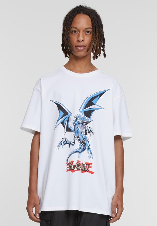 Immagine prodotto Urban Classics Yu-Ghi-Oh Occhi Blu Drago Bianco Maglietta oversize pesante - 91517 (4XL)