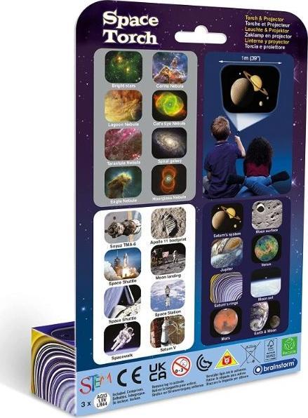 Actual product image Brainstorm space torch (German)