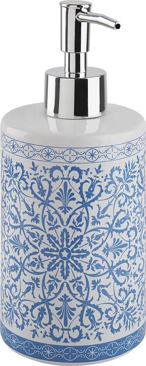 Image du produit Beliani Salle de bain 3-pièces céramique bleu / blanc CARORA (8 x 8 x 19 cm)