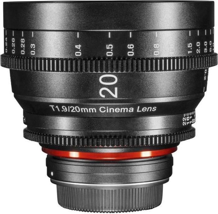 Actual product image Samyang XEEN 20mm T1.9 FF Cine Nikon F (Nikon F, APS-C / DX)