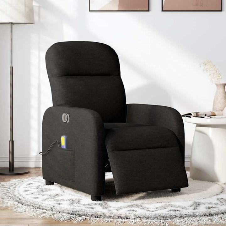 Produktbild VidaXL Massagesessel Elektrisch Schwarz Stoff