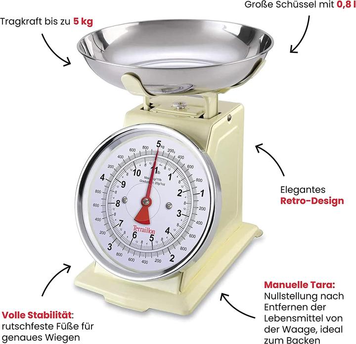 Immagine prodotto Terraillon Bilancia da cucina Trad 500
