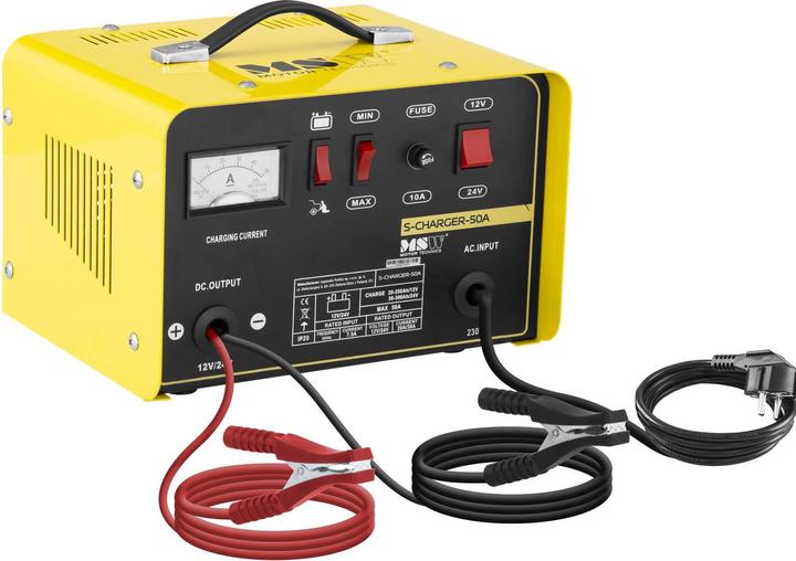 Produktbild MSW Autobatterie Ladegerät 12V Kfz Pkw Ladegerät Batterie Starthilfe 12 24 V 20 30 A (12V, 24V, 30 A)