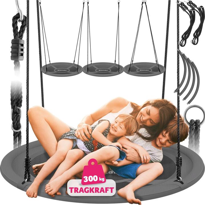 Image du produit tectake Swayer Nest Swing, hauteur réglable, 300 kg