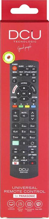 Produktbild DCU Tecnologic TV Remote Control For Panasonic (Infrarot)