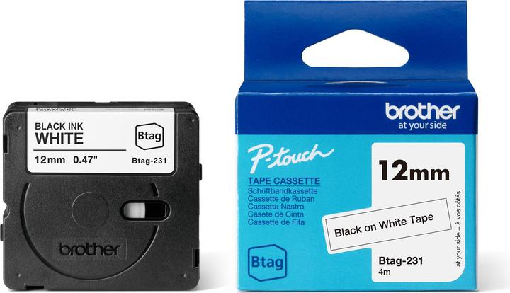Actual product image Brother Btag (1.20 cm, White)