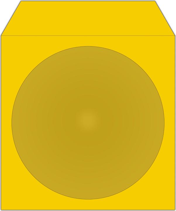 Image du produit MediaRange CD/DVD Papierhüllen farbig mit Sichtfenster